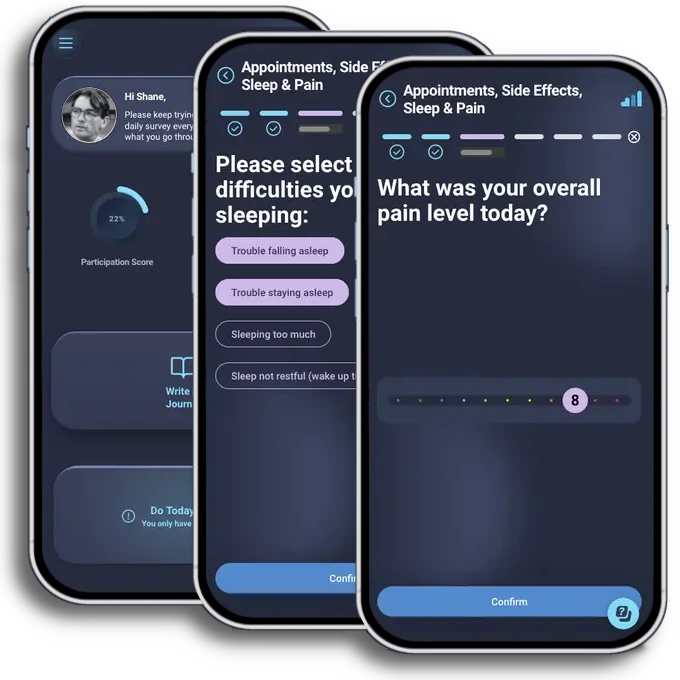 Client Pain and Symptom Journal App